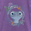 Girl's Frozen 2 Frozen 2 Bruni The Salamander Watercolor Portrait T-Shirt