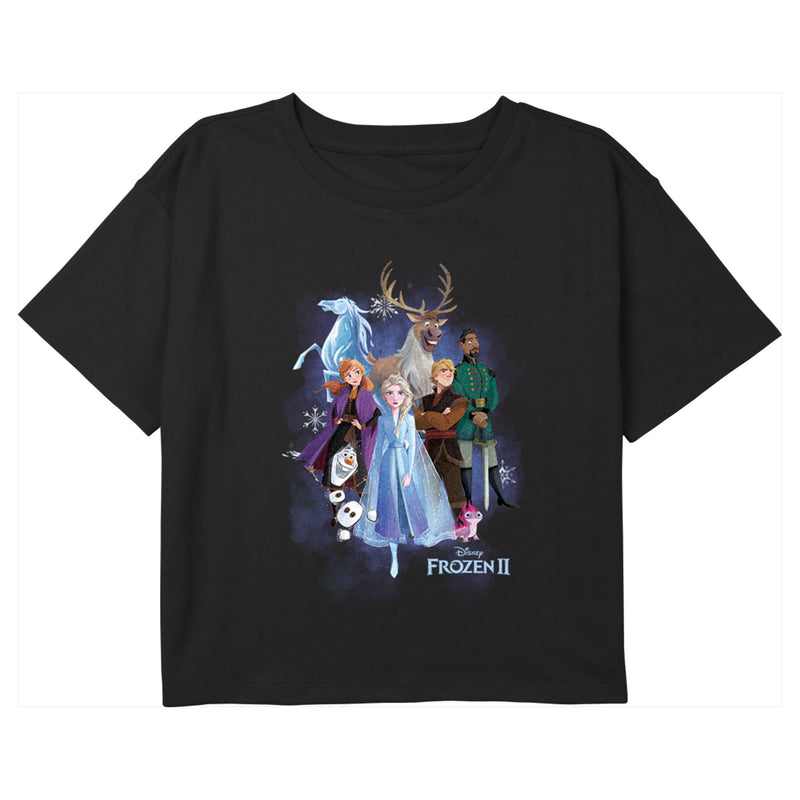 Girl's Frozen 2 Group Portrait T-Shirt