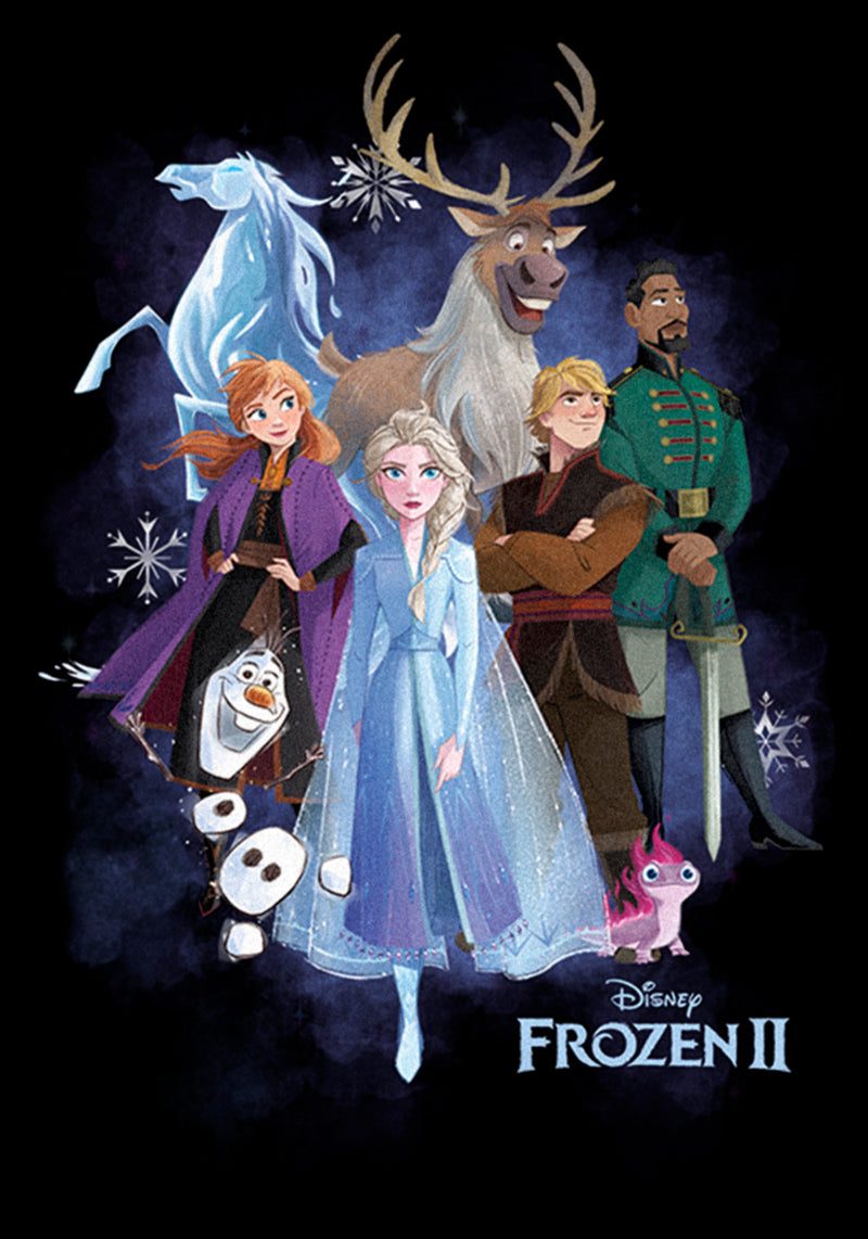 Girl's Frozen 2 Group Portrait T-Shirt