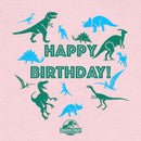 Infant's Jurassic Park Happy Birthday Dino Collage Onesie