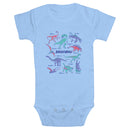 Infant's Jurassic World Dinosaur Names Onesie