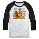 Men's Lion King Best Friends Cartoon Baseball Tee