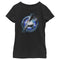 Girl's Marvel Avengers: Endgame Shiny Logo T-Shirt