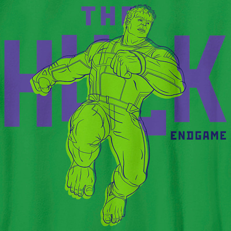 Boy's Marvel Avengers: Endgame Minimalist The Hulk T-Shirt