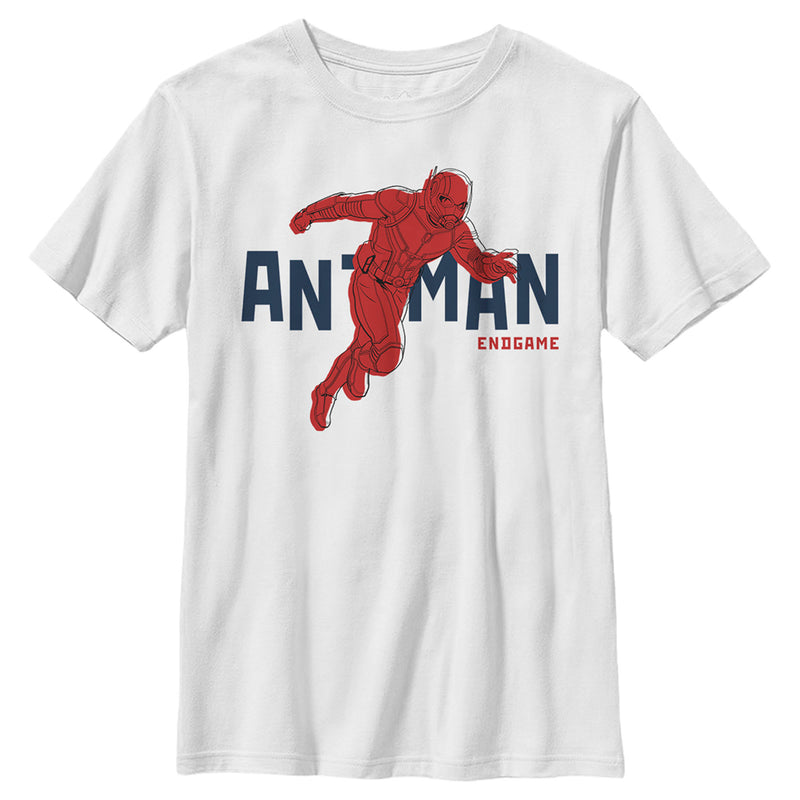 Boy's Marvel Avengers: Endgame Minimalist Ant-Man T-Shirt
