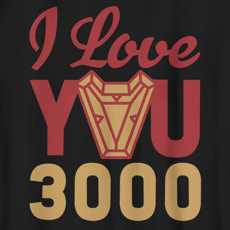 Boy's Marvel Iron Man I Love You 3000 Arc Reactor T-Shirt