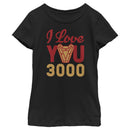 Girl's Marvel Iron Man I Love You 3000 Arc Reactor T-Shirt