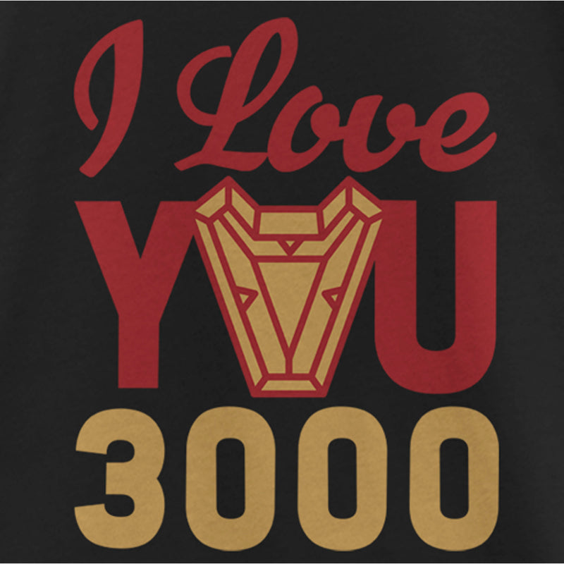 Girl's Marvel Iron Man I Love You 3000 Arc Reactor T-Shirt