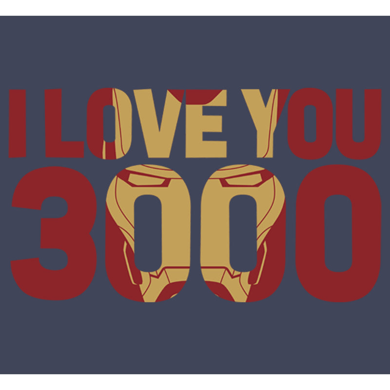 Boy's Marvel Iron Man Love 3000 Mask T-Shirt