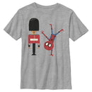 Boy's Marvel Spider-Man: Far From Home Queen's Guard Silly T-Shirt