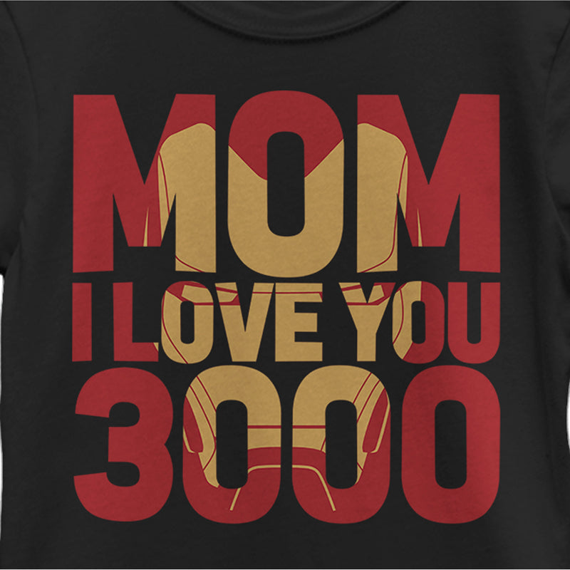 Girl's Marvel Iron Man Mom I Love You 3000 T-Shirt