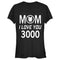 Junior's Marvel Mom I Love You 300 Iron Man Badge T-Shirt