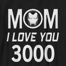 Boy's Marvel Mom I Love You 300 Iron Man Badge T-Shirt