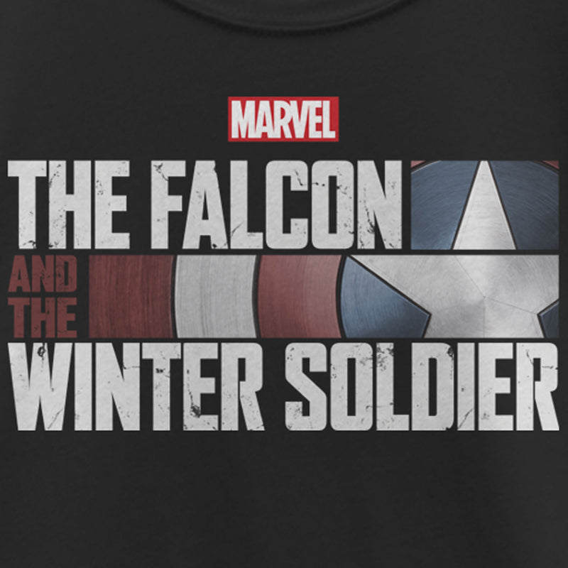 Girl's Marvel The Falcon And The Winter Soldier Shield Logo T-Shirt