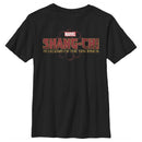 Boy's Marvel Shang-Chi and the Legend of the Ten Rings Logo T-Shirt