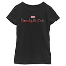 Girl's Marvel WandaVision Official Logo T-Shirt