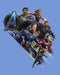 Boy's Marvel Avengers: Endgame Hero Streaks Performance Tee