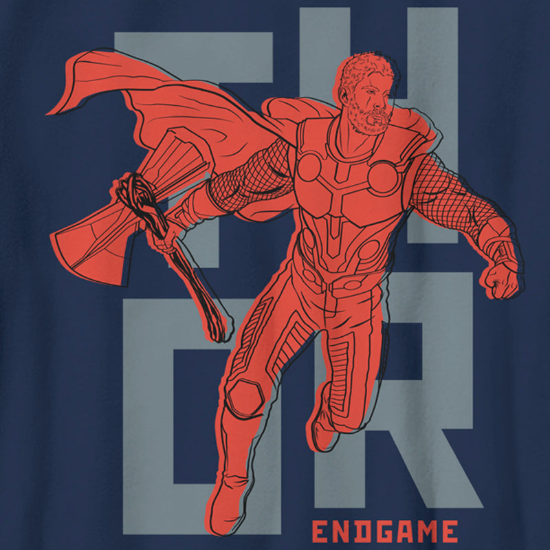 Boy's Marvel Avengers: Endgame Minimalist Thor T-Shirt