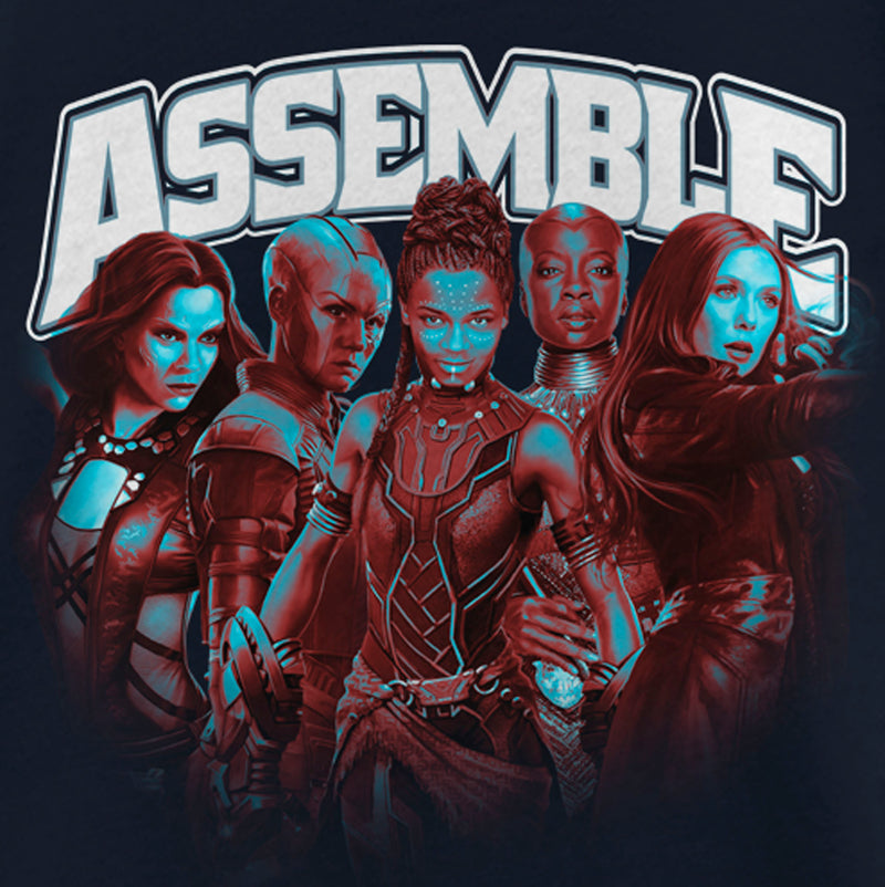 Girl's Marvel Avengers: Endgame Assemble Heroes T-Shirt