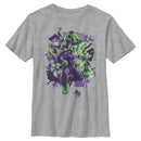 Boy's Marvel The Hulk Green Explosion T-Shirt