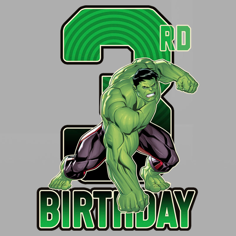 Toddler's Marvel 3rd Birthday Hulk T-Shirt