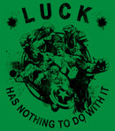 Men's Marvel Avengers St. Patrick's Day Luck has Nothing to Do With It T-Shirt