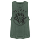 Junior's Marvel Avengers St. Patrick's Day Luck has Nothing to Do With It Festival Muscle Tee