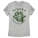 Women's Marvel Avengers St. Patrick's Day Luck has Nothing to Do With It T-Shirt