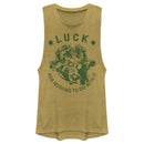 Junior's Marvel Avengers St. Patrick's Day Luck has Nothing to Do With It Festival Muscle Tee