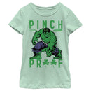 Girl's Marvel St. Patrick's Day Hulk Pinch Proof T-Shirt