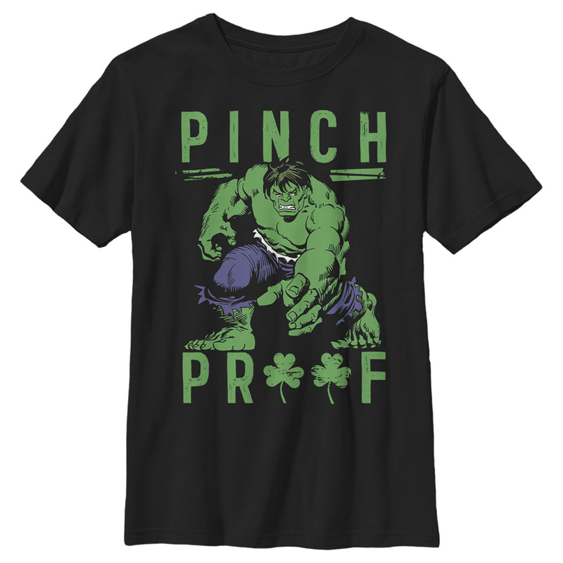 Boy's Marvel St. Patrick's Day Hulk Pinch Proof T-Shirt