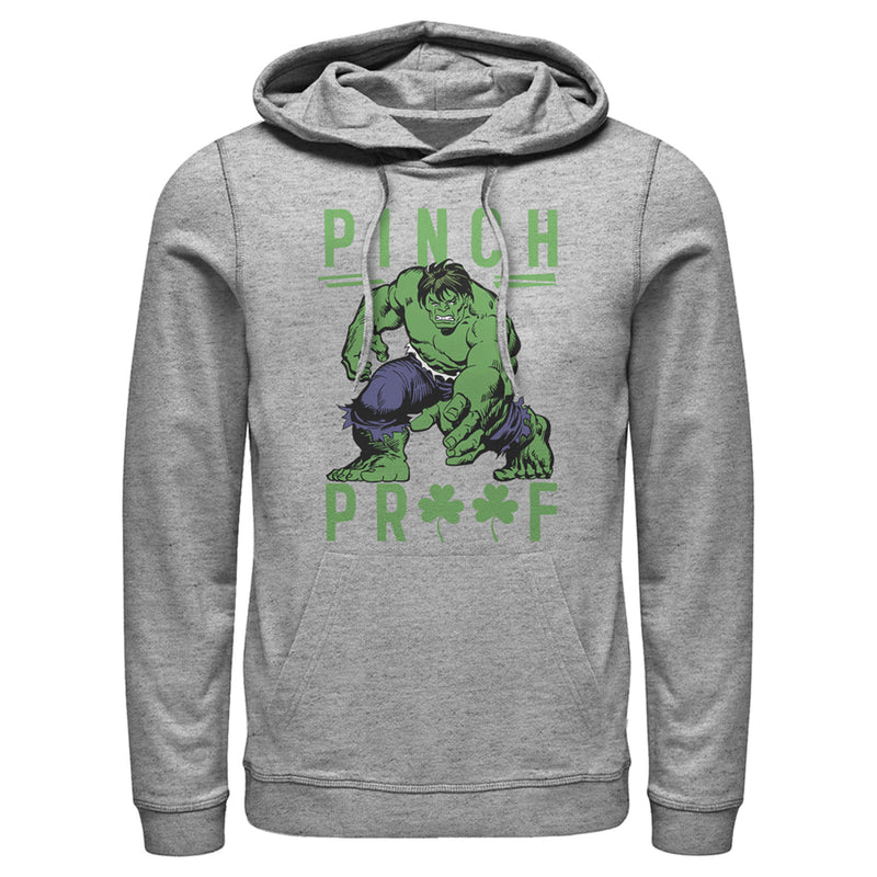 Men's Marvel St. Patrick's Day Pinch Proof Clover Hulk Pull Over Hoodie