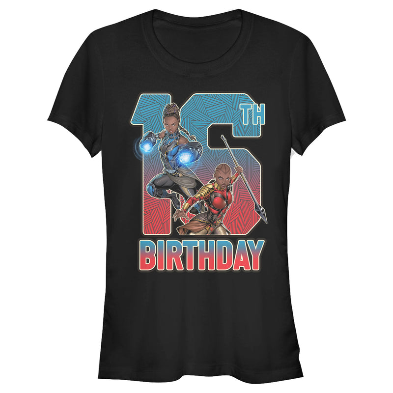 Junior's Marvel Shuri and Okoye 16th Birthday T-Shirt