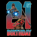 Junior's Marvel Shuri and Okoye 21st Birthday T-Shirt