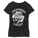 Girl's Marvel St. Patrick's Day Spider-Man Lucky Clover T-Shirt