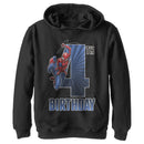 Boy's Marvel Spider-Man Swinging 4th Birthday Pull Over Hoodie