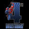 Boy's Marvel Spider-Man Swinging 4th Birthday Pull Over Hoodie