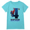 Girl's Marvel Spider-Man Swinging 4th Birthday T-Shirt