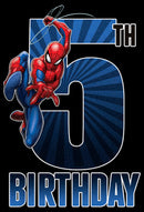 Girl's Marvel Spider-Man 5th Birthday T-Shirt