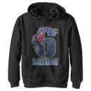 Boy's Marvel Spider-Man Swinging 6th Birthday Pull Over Hoodie