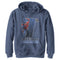 Boy's Marvel Spider-Man Swinging 7th Birthday Pull Over Hoodie