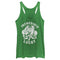 Women's Marvel St. Patrick's Day Hulk Incredibly Lucky Clover Racerback Tank Top