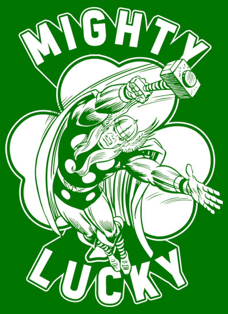 Men's Marvel St. Patrick's Day Thor Lucky Clover T-Shirt