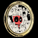 Men's Marvel Deadpool Cats Animated Frame T-Shirt