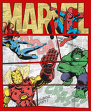 Boy's Marvel Heroic Comic Strip T-Shirt