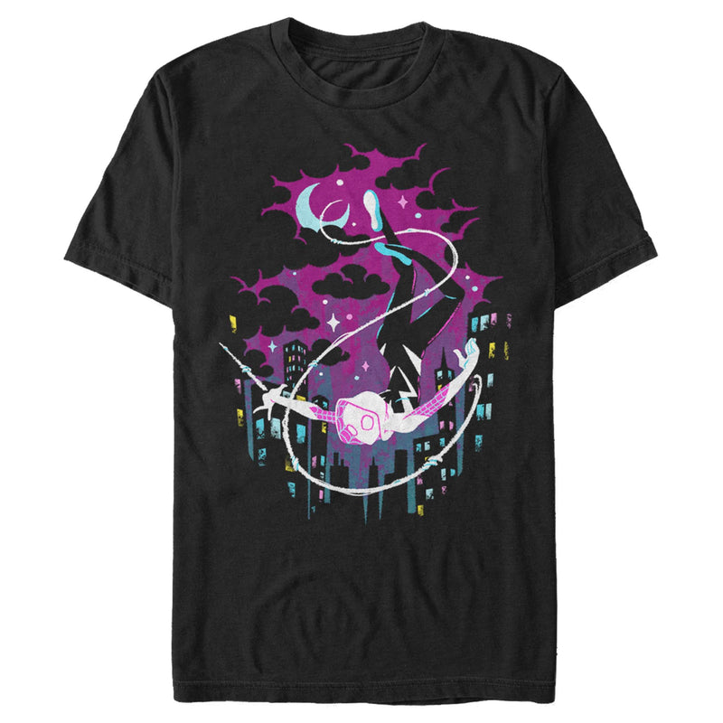 Men's Marvel Gwen Stacy Cloudy Night T-Shirt