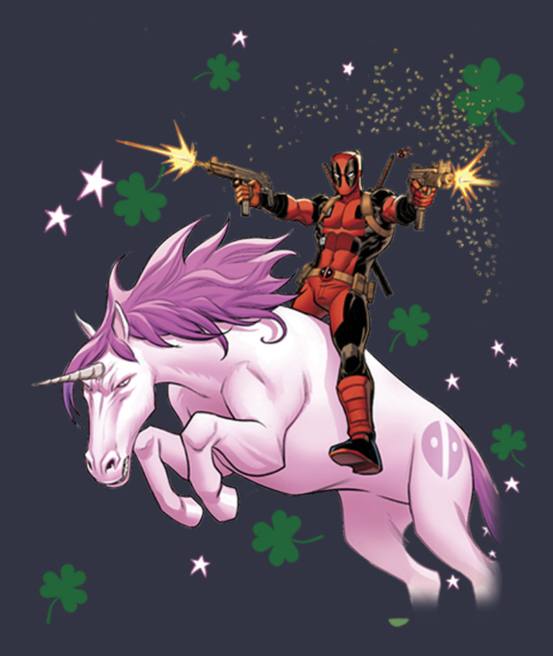Women's Marvel St. Patrick's Day Deadpool Unicorn T-Shirt