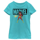 Girl's Marvel Animated Spider-Woman Logo T-Shirt