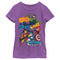 Girl's Marvel Animated Avengers Sound Effects T-Shirt