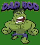 Men's Marvel Dad Bod Cartoon Hulk Sweatshirt